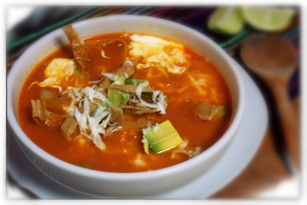 sopa azteca